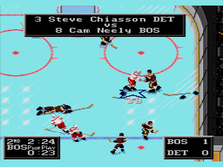 NHLPA Hockey '93 screenshot 4 for Super Nintendo